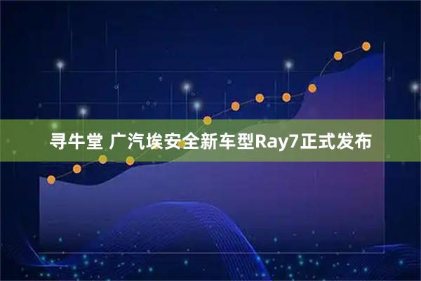 寻牛堂 广汽埃安全新车型Ray7正式发布
